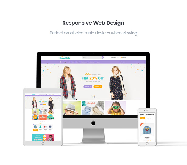 BerryKid fully responsive baby store WooCommerce WordPress theme