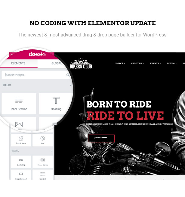Bikersclub – Motorcycle Club WooCommerce WordPress Theme