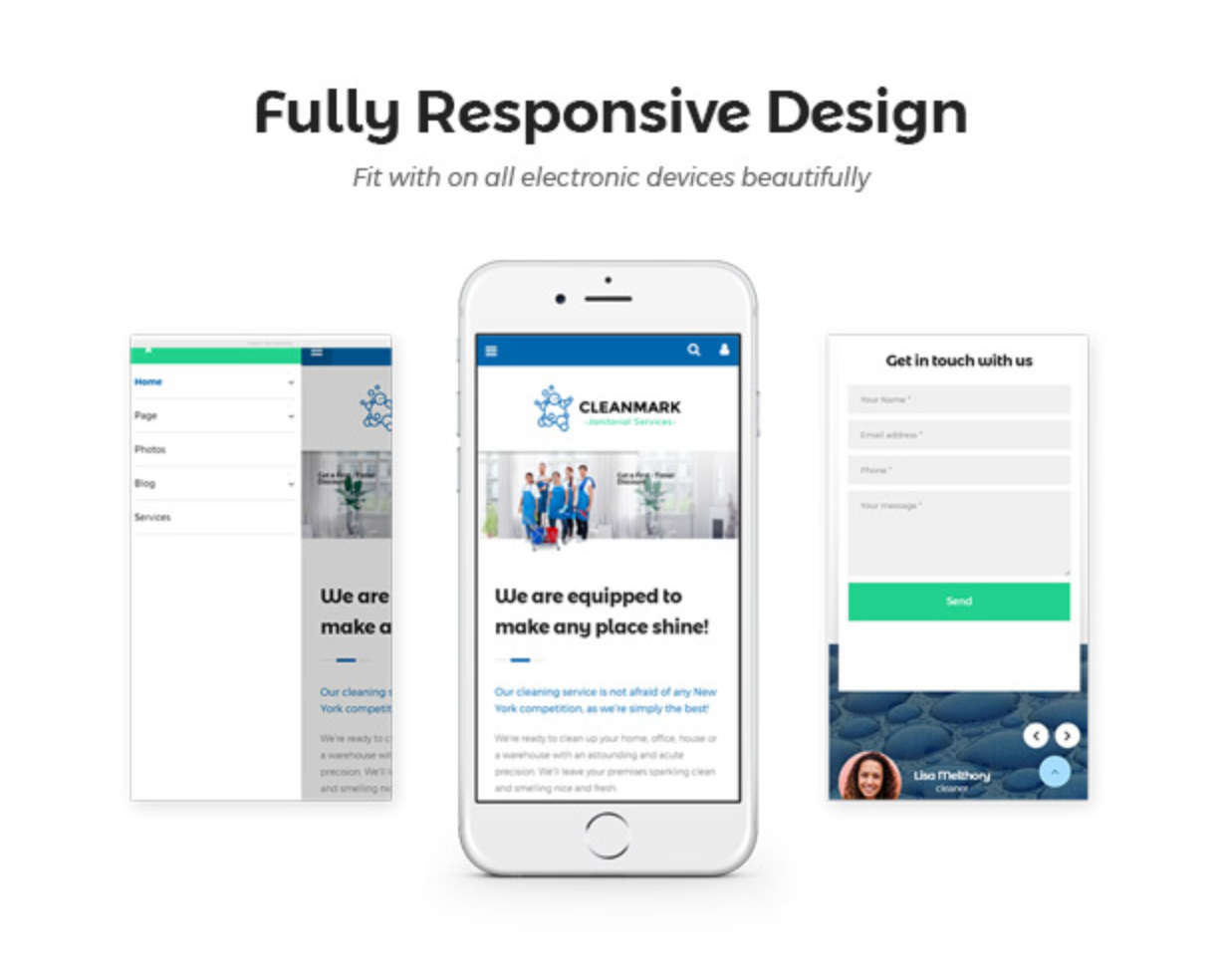 Cleanmark Responsive Design - Best Cleaning Service, Cleaning Company, Cleaning Business WordPress Theme