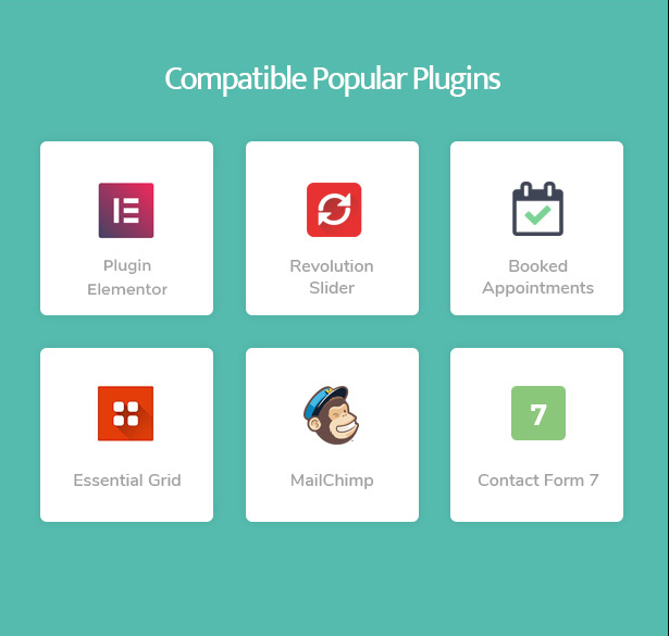 Powerful plugins integrated with Coworkshop Coworking Space WordPress Theme