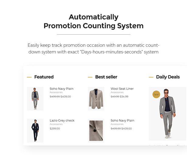 Counting System Limonta - Modern Fashion WooCommerce WordPress Theme