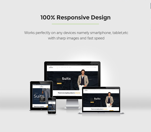 Compatible with any devices Limonta - Modern Fashion WooCommerce WordPress Theme