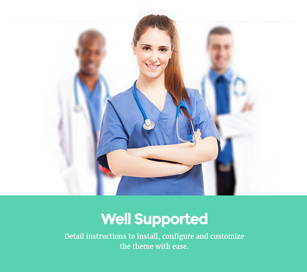 Medicare Pharmacies healthcare WordPress theme well supported