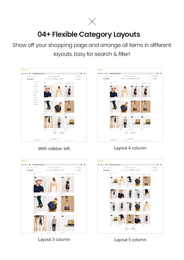 04 category layouts Venoma Fashion WooCommerce WordPress Theme