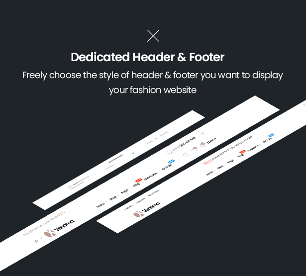 Handy Header & Footer Builder Venoma Fashion WordPress WordPress Theme