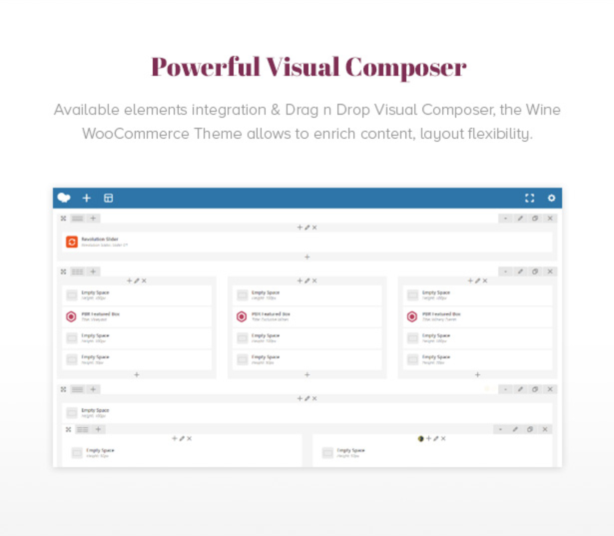 Royanwine Visual Composer for Vinyard, Winery, Wine Makers, Dairy Farm
