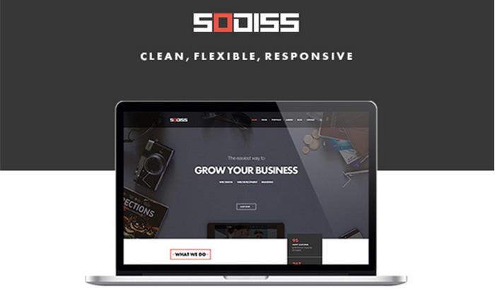 Review Sodiss - Modern Corporate WordPress Theme