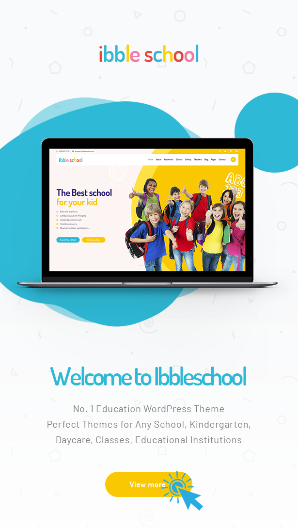 Ibble Best Education WordPress Theme 2019