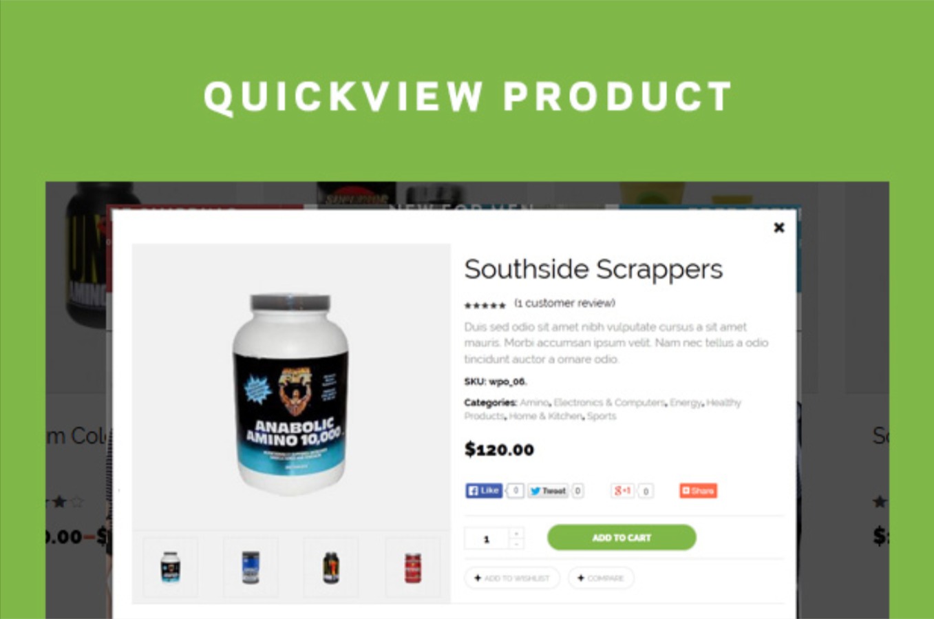 Tema de WordPress Magical Quickview Product Pharmacy para medicina y atención médica