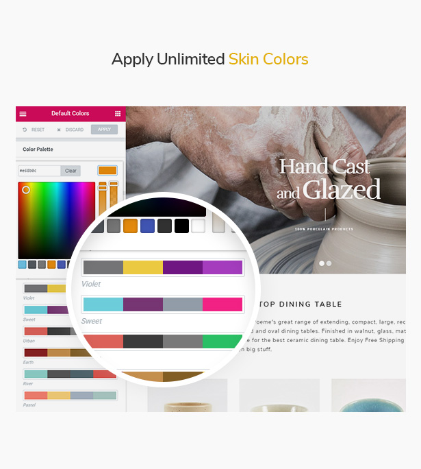 Unlimited Skin Colors WooCommerce