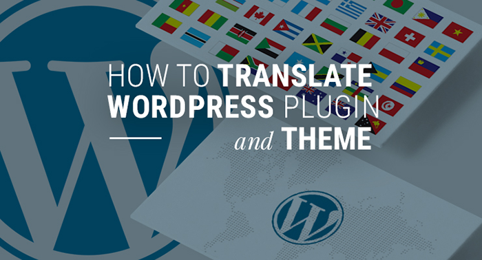 how to translate wordpress plugin and theme