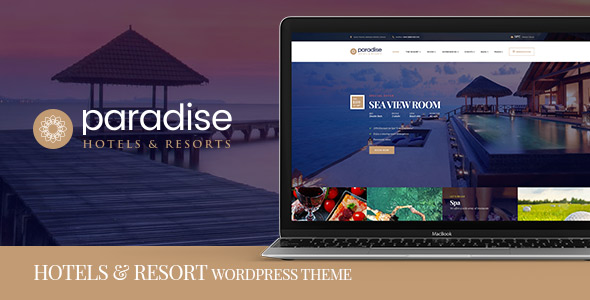 paradise hotel & resort wordpress theme