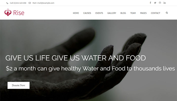 Non-profit Charity Fundraising WordPress Themes