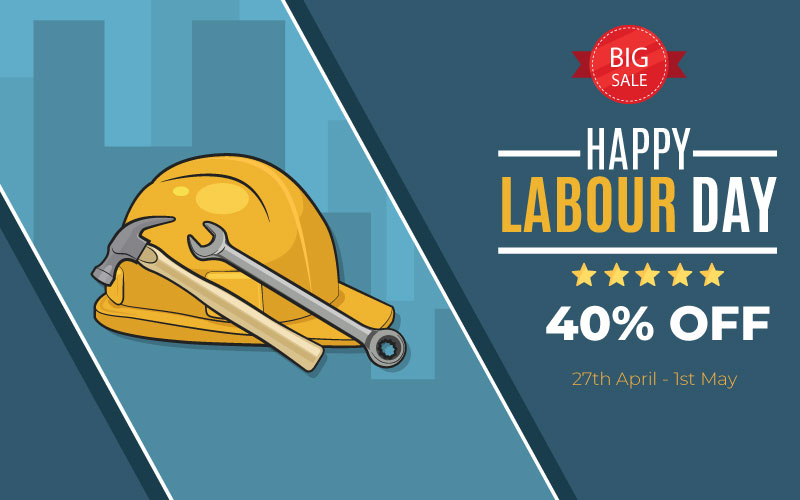 save off 40% for Labour day