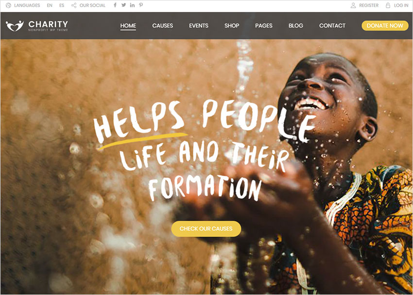 Charity Foundation - Charity Hub WP Theme