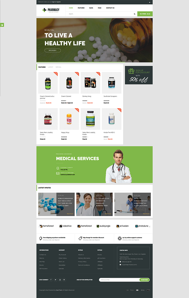 Pharmacy-WooComerce WordPress Themes