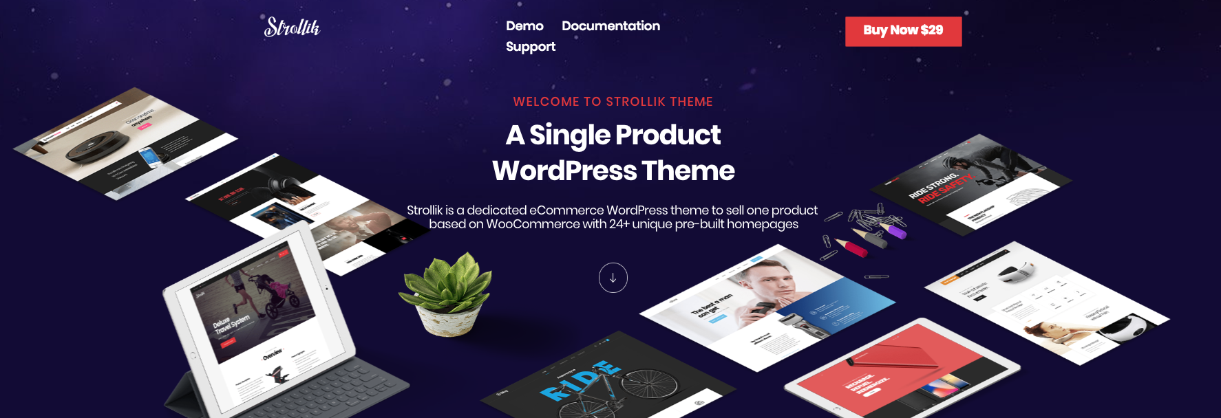 Strollik Best Elementor Single Product WordPress Theme