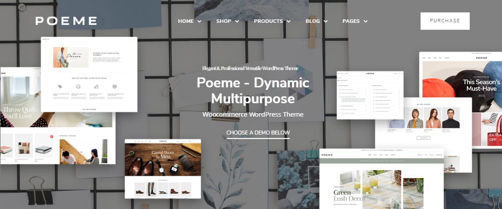 Poeme Dynamic Multipurpose WooCommerce WordPress Theme 
