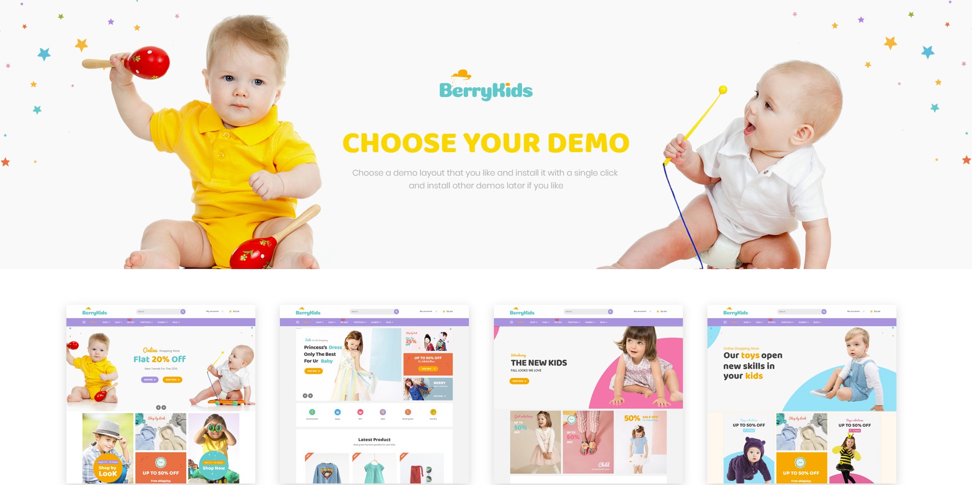 BerryKid – Baby Store WooCommerce WordPress Theme