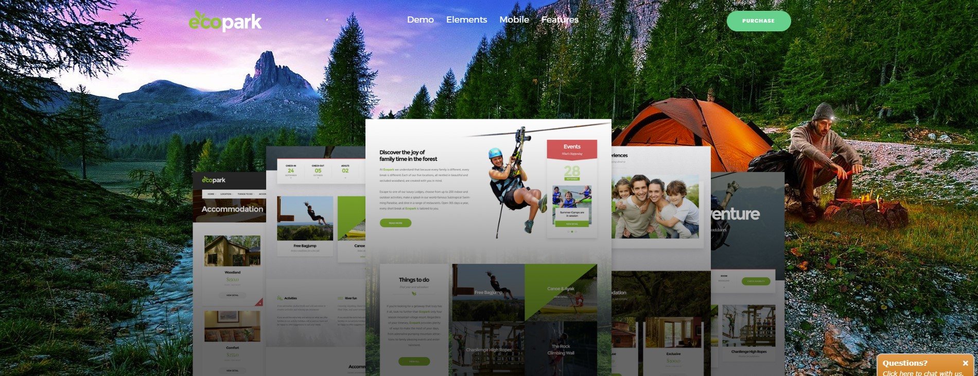 Ecopark – WordPress Theme for Tour, Vacation, Travel & Resort
