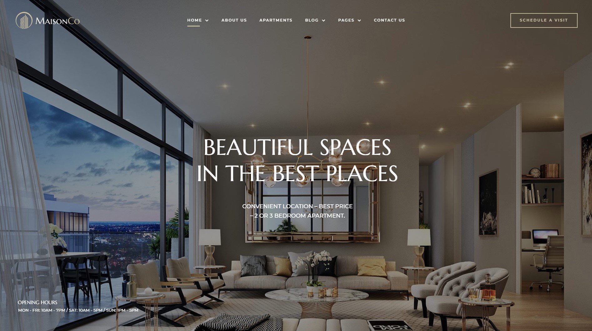 MaisonCo - Single Property WordPress Theme