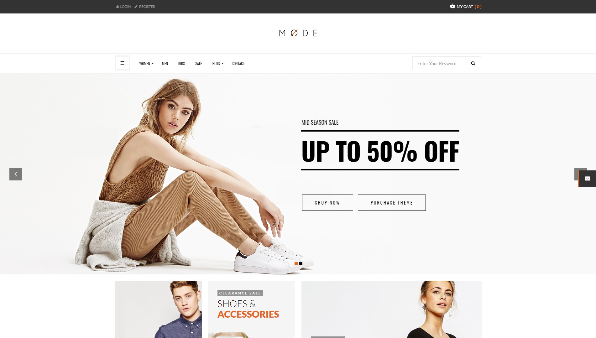 Mode – Modern Fashion WooCommerce WordPress Theme