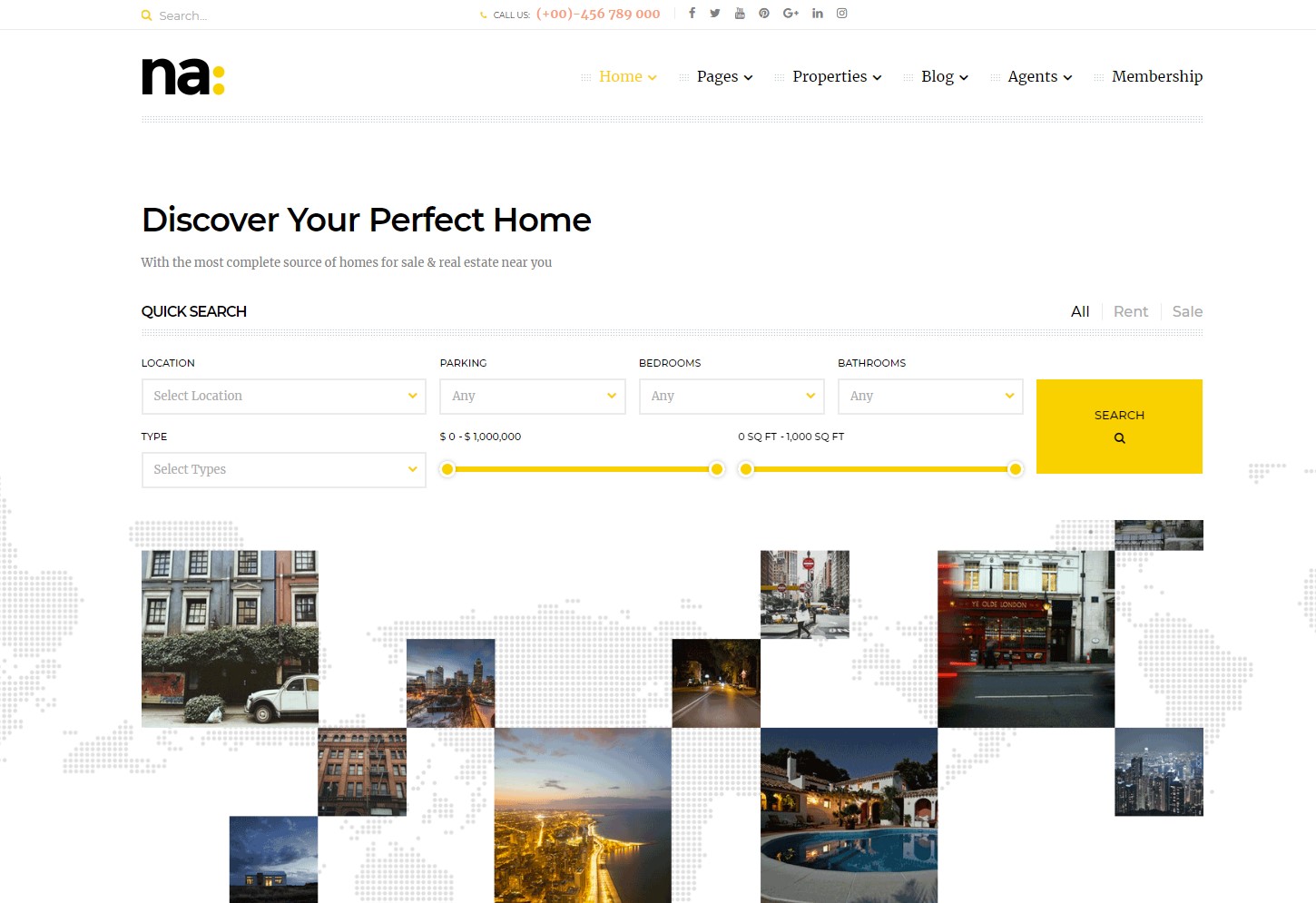 NA - Responsive WordPress Theme for Real Estate