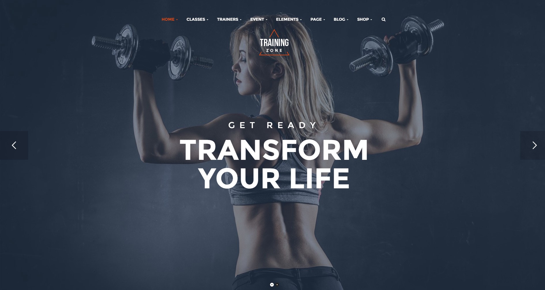 Training Zone – Gym & Fitness WordPress Theme