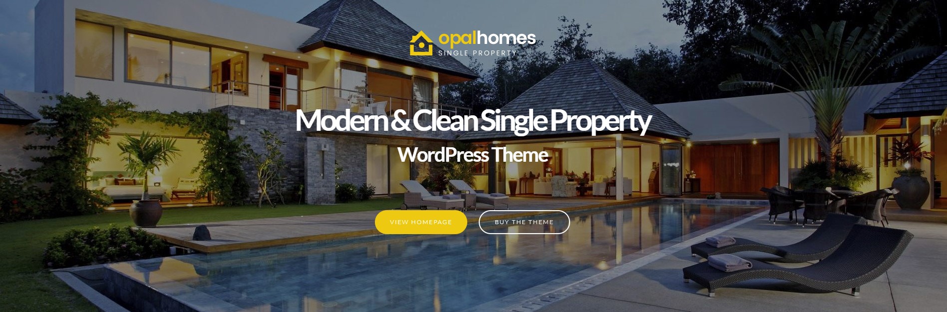 OpalHomes - Single Property WordPress Theme