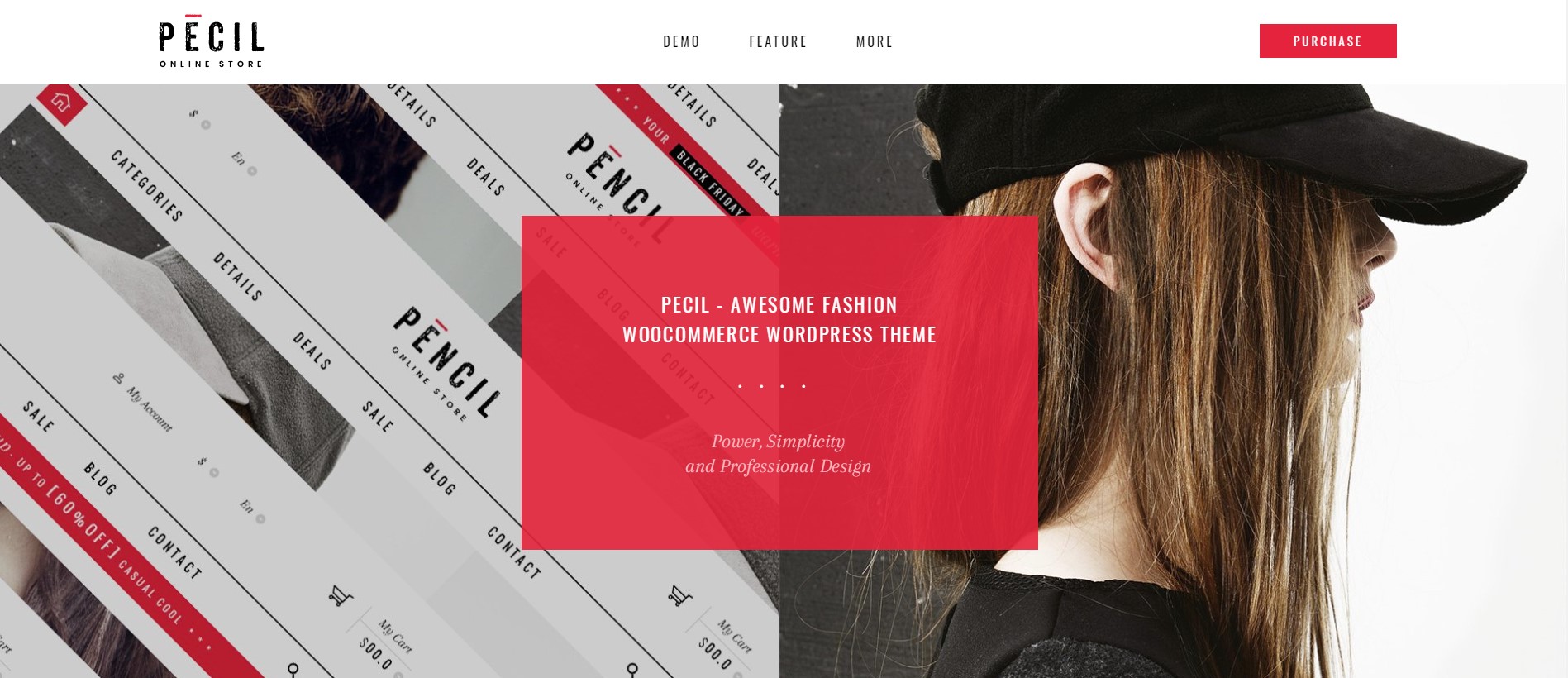 Pecil Fashion Store WordPress Theme