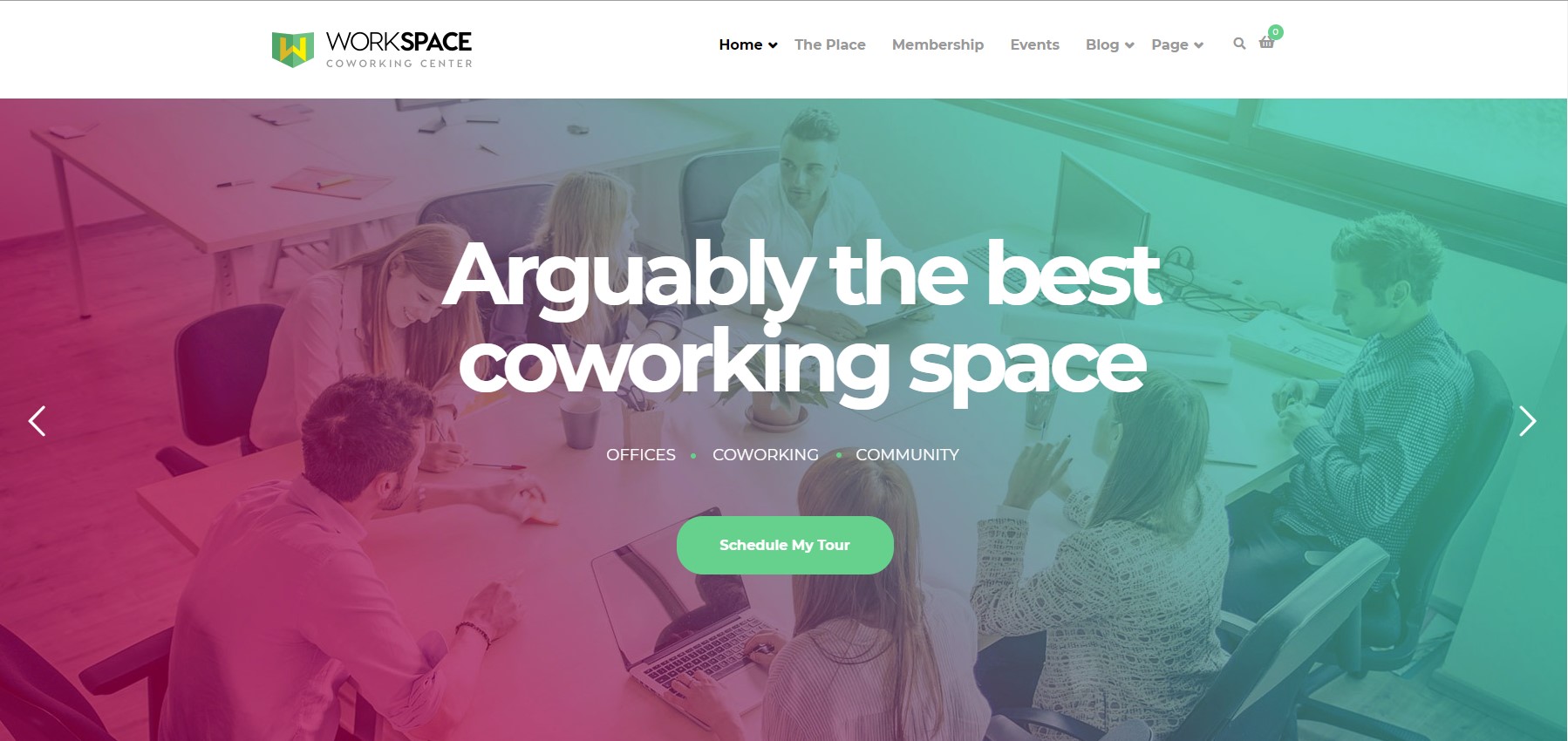 Workspace Creative Office WordPress Theme