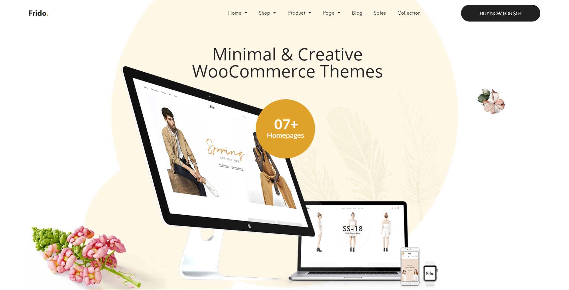 Frido - Minimal & Creative WooCommerce WordPress Theme