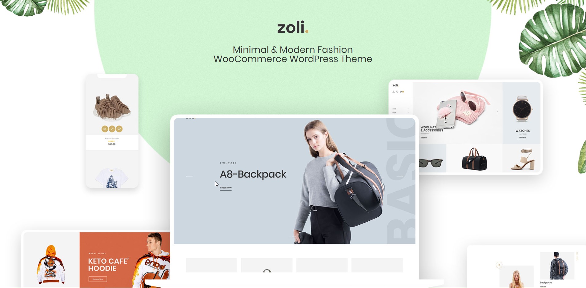 Zoli - Minimal & Modern Fashion WooCommerce WordPress Theme