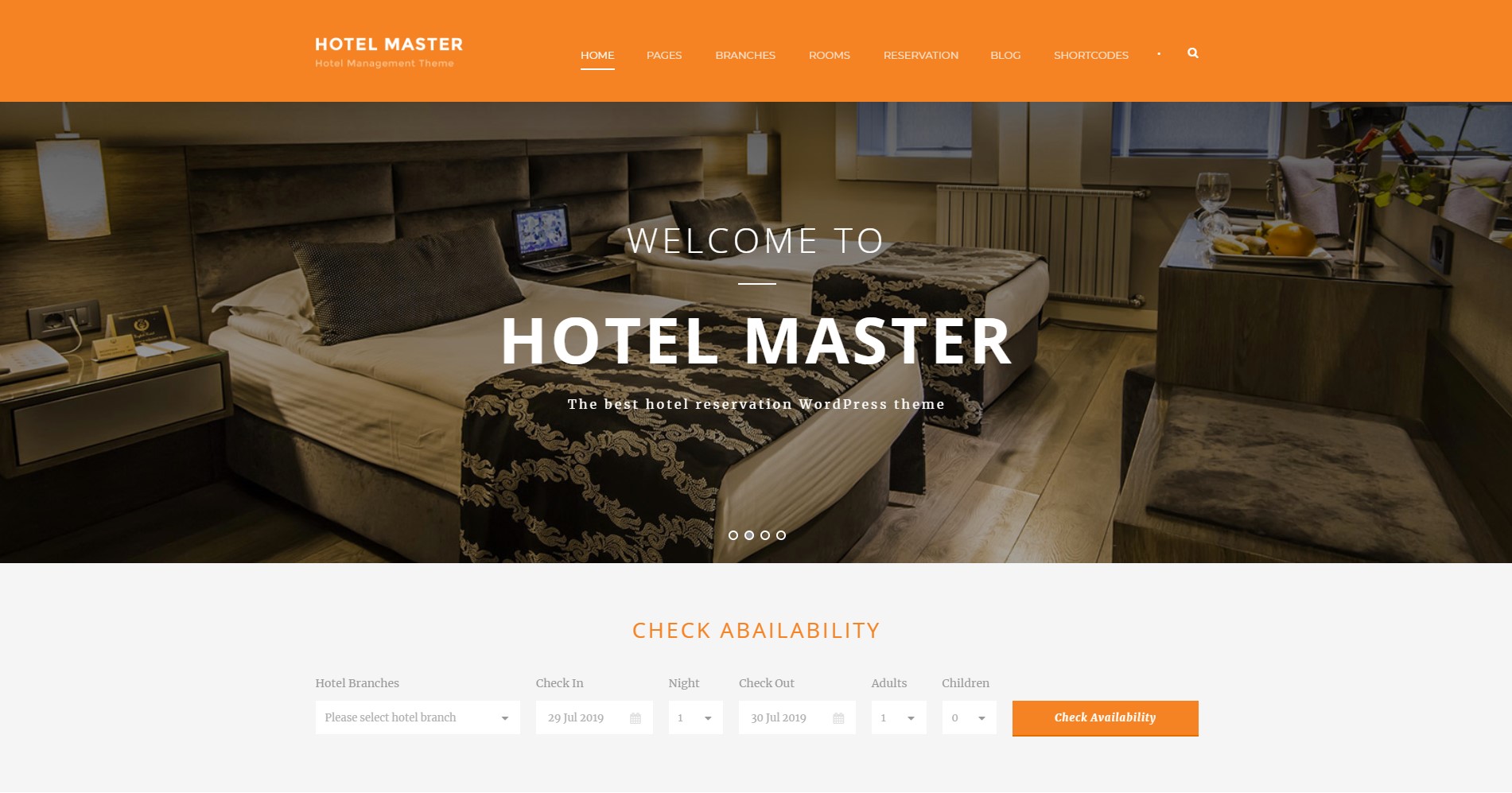 Best Wordpress Themes Hotel For Booking Reservation