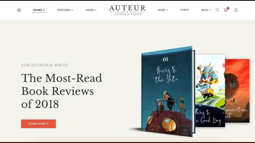 Auteur Best WordPress Themes For Writers