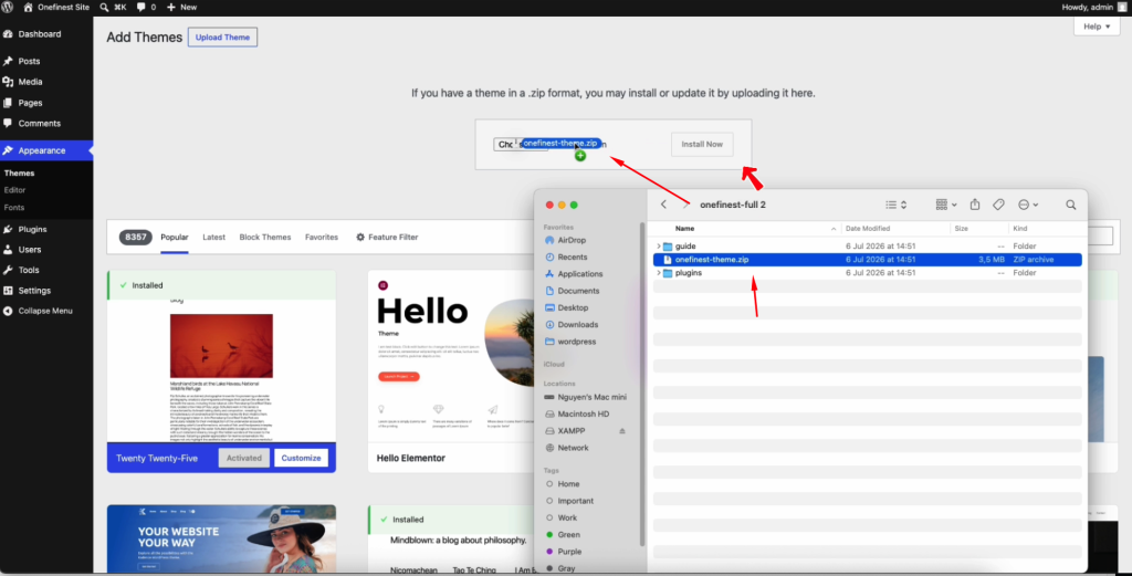 How to Download and Install WPOPAL Themes 8