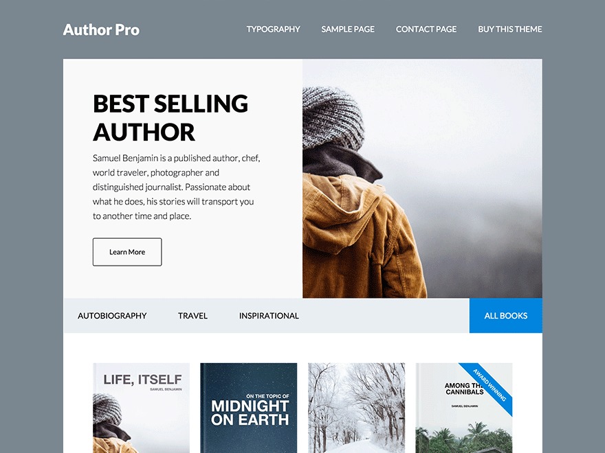 Author Pro Best WordPress Themes for Writers