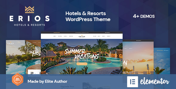 erios hotel booking wordpress theme