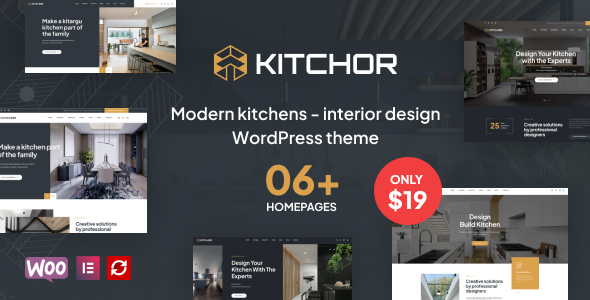 kitchor interior design website wordpress