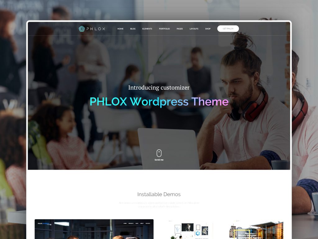 Phlox Best Free WordPress Themes 2020