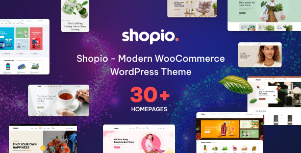 shopio wordpress theme multipurpose