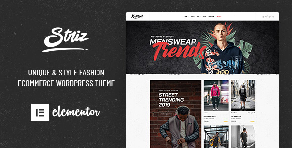 striz streetwear fashion wordpress theme