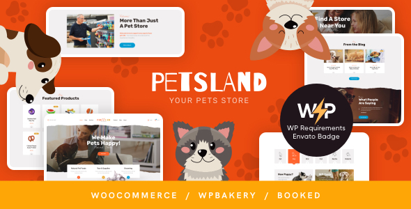 Petsland Best Pet Store WordPress Themes