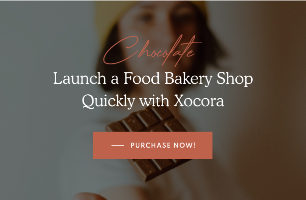 Xocora - Best Food Bakery WooCommerce WordPress Theme