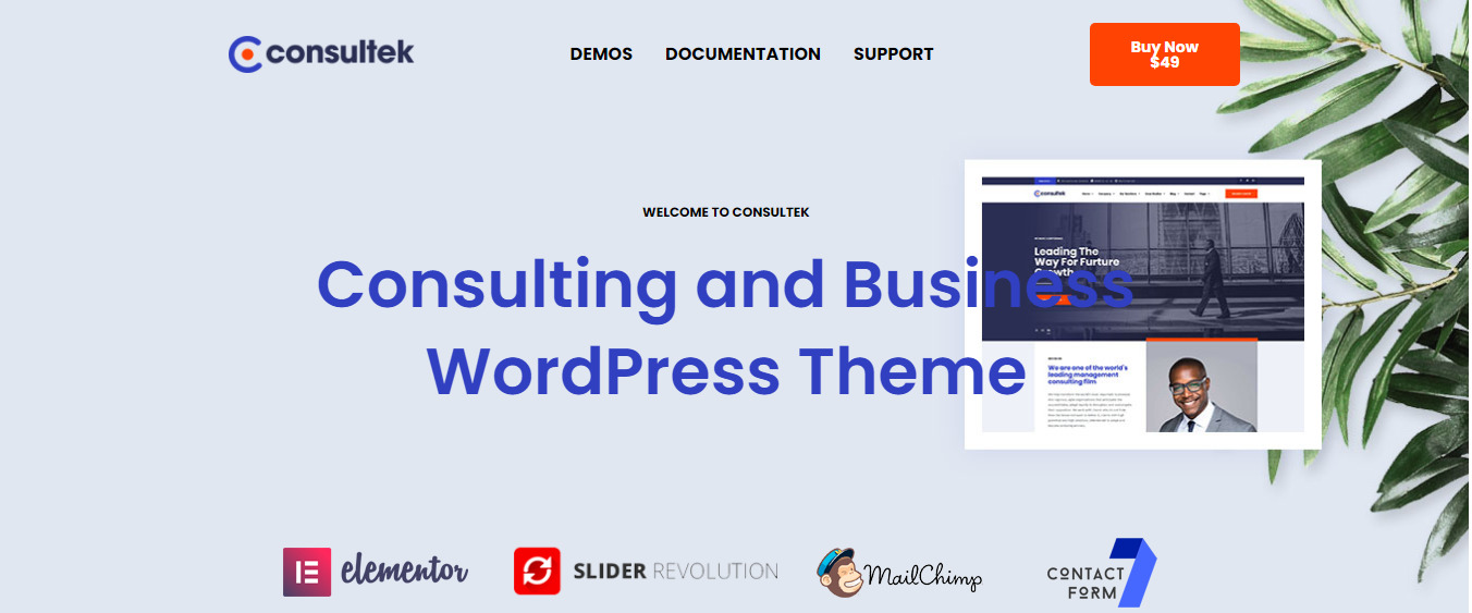 Consultek business website wordpress themes