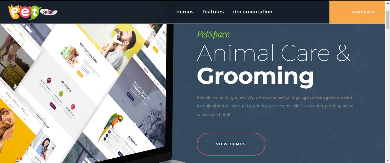 Pet Space Best Pet Store WordPress Themes