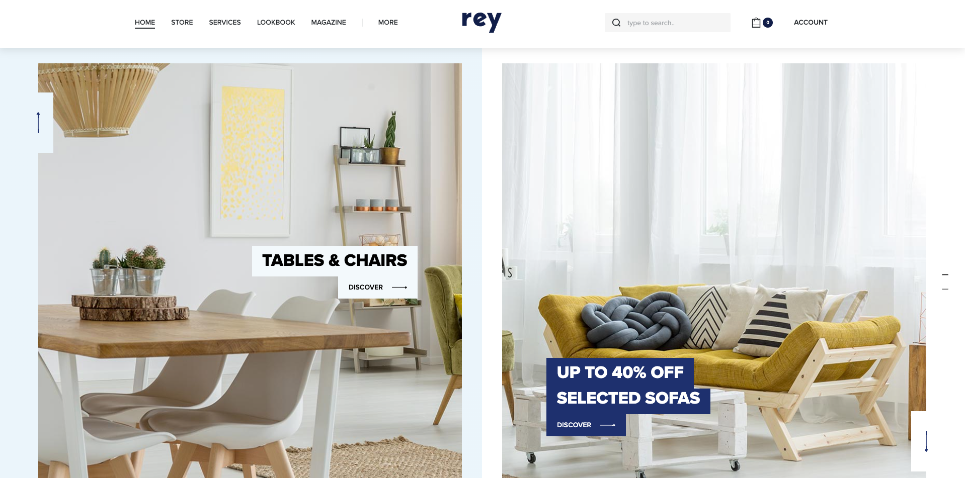 Rey - Furniture WordPress Theme
