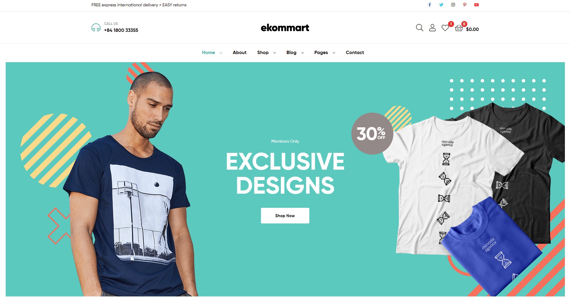 ekommart fashion wordpress theme