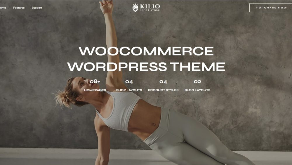 Kilio sport shop wordpress themes