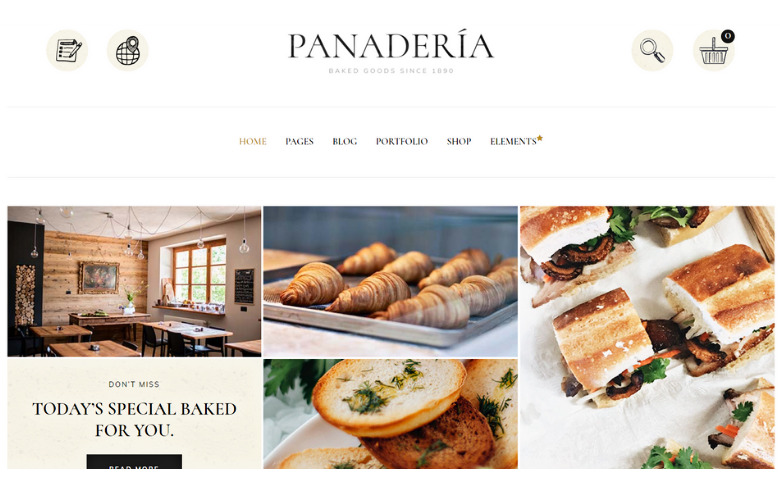 panaderia-bakery-wordpress-themes Best Bakery WordPress Themes